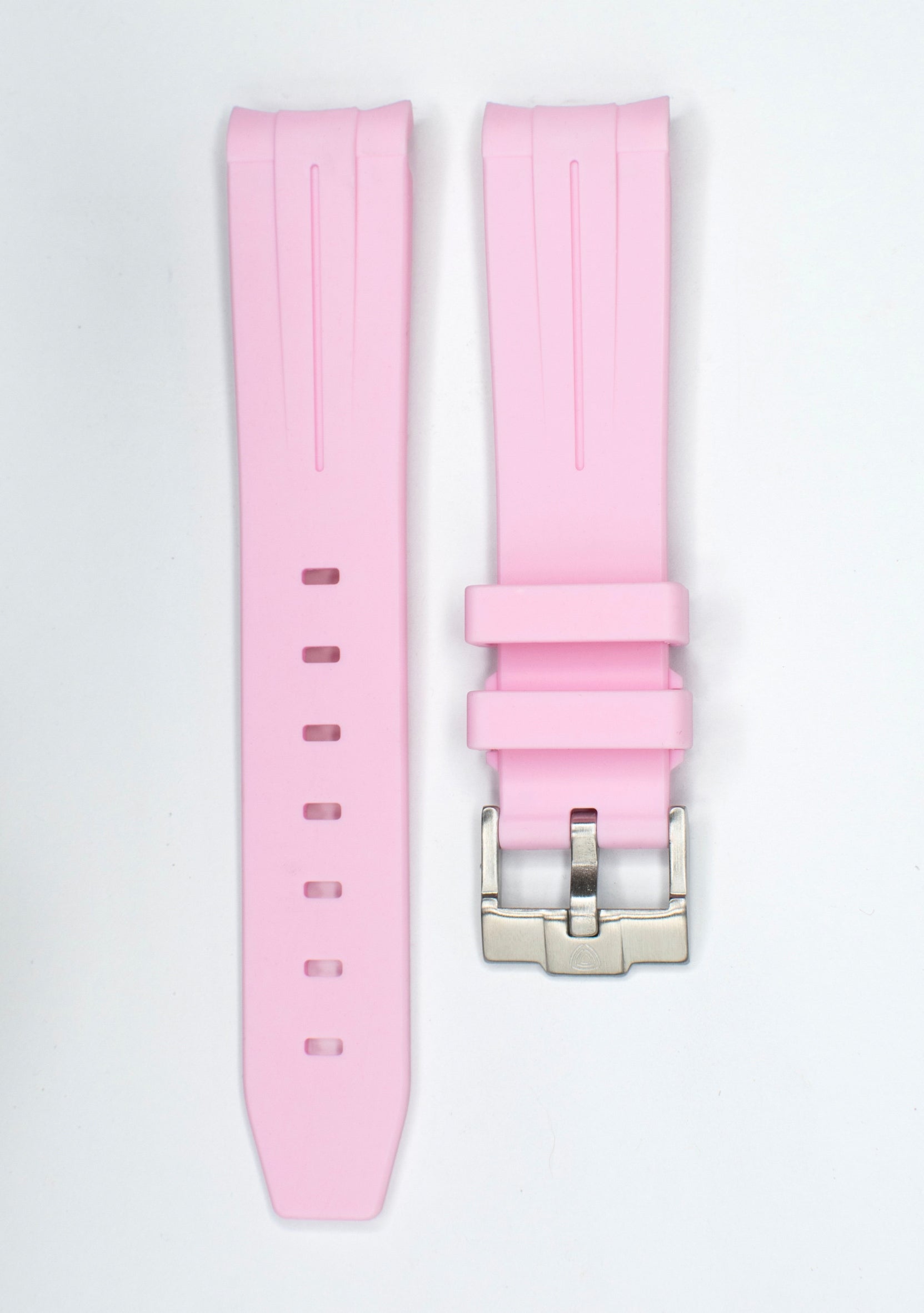 ELECTRIC PINK - RUBBER WATCH STRAP for OMEGA X SWATCH SPEEDMASTER MOONSWATCH