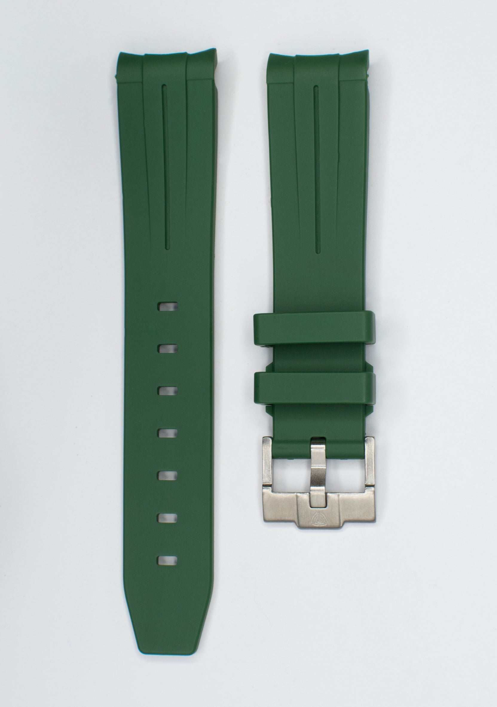 ELECTRIC GREEN - RUBBER WATCH STRAP for OMEGA X SWATCH SPEEDMASTER MOONSWATCH