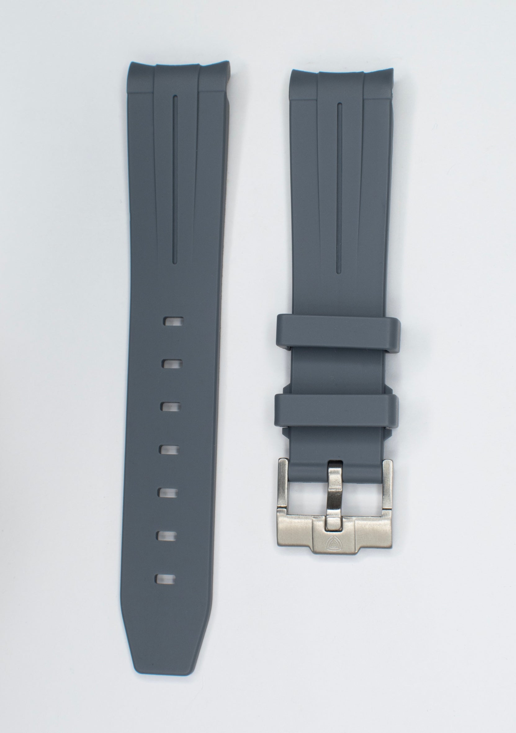 DARK GREY - RUBBER WATCH STRAP for OMEGA X SWATCH SPEEDMASTER MOONSWATCH